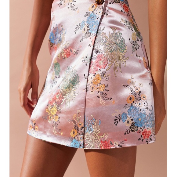 XSOLDX Urban Outfitters Sarina Silky Wrap Skirt - Picture 6 of 15